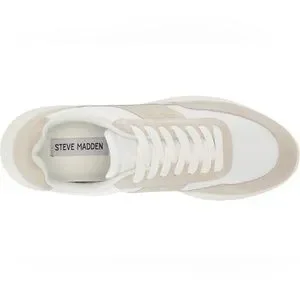 Steve Madden Women's Actions Sneaker - Chunky Platform Trainer With Mixed Material Upper - View #11